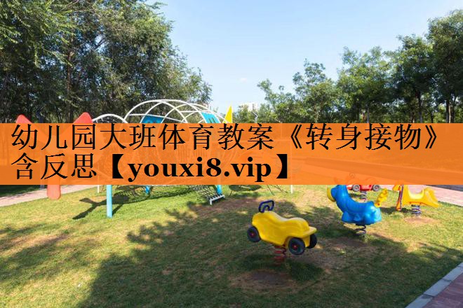 幼儿园大班体育教案《转身接物》含反思